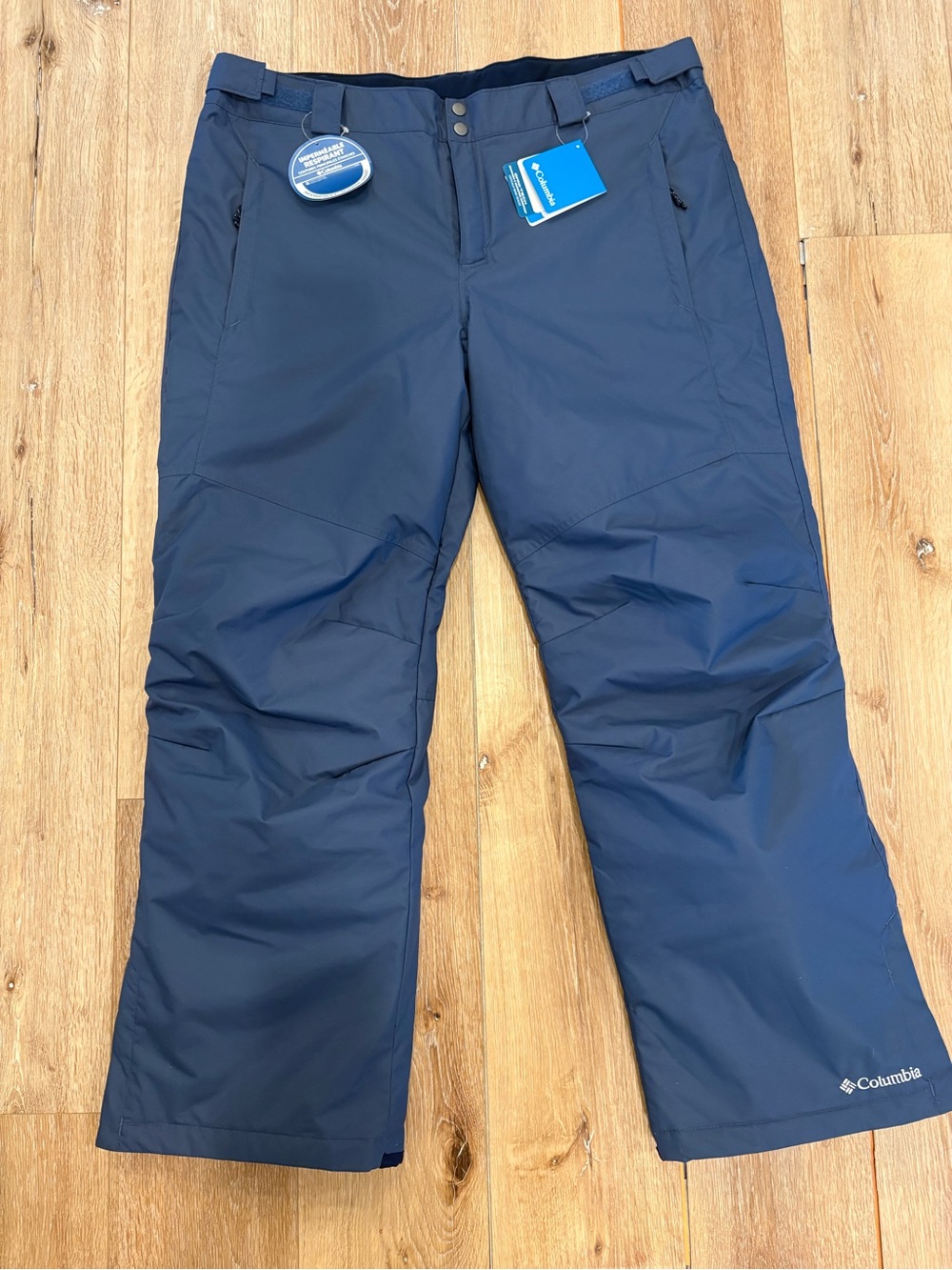 Columbia Men's Bugaboo II Navy Waterproof Ski Pants- Size 1X